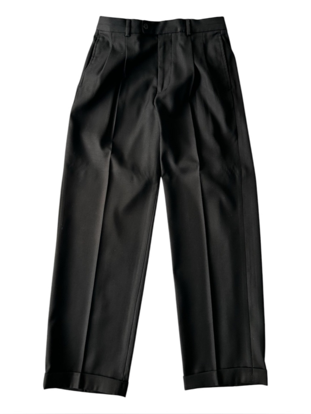 Perry Ellis Men’s Black Cuffed Leg Dress Pants Size 30/30 - NWOT - Picture 9 of 15